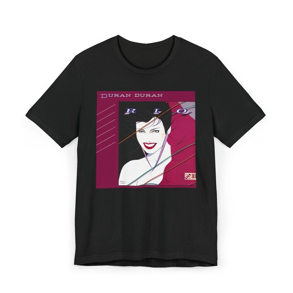 Duran Duran Rio Album Cover T-Shirt Black Shirt